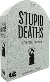 Not just any questions will do;. Amazon Com University Games Stupid Deaths The Party Game Funny Card Game Board Game For Adults Teens Ages 12 Up 01404 Everything Else