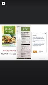 Subscribe to the newsletter to get the latest recipe updates and our ebook! Pin By Ardis Garner On Live Right Healthy Noodles Nutrition Nutrition Facts