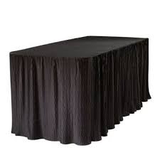 Need A Nice Looking Table Cloth Who Knew Costco The Folding Table Cloth For 6 Foot Tables Table Cloth Black Tablecloth Black Table