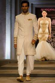 White And Gold Indian Bridal Wedding Attire For Men Wedding Dress Men Indian Groom Wear Groom Wedding Dress It is said that few men attach importance to costume, but it certainly changes when it comes to the wedding. indian groom wear groom wedding dress