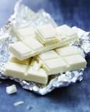 How can you tell if white chocolate is tempered?