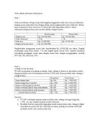 Menyajikan informasi untuk kepentingan pihak internal. Kumpulan Soal Latihan Akuntansi Manajemen Cvp Analisis Doc Masnurul