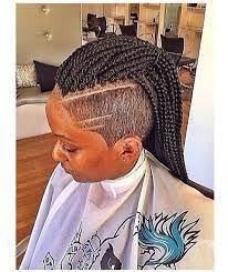 Those Are Some Serious Braids I Love It Braids With Shaved Sides Shaved Hair Hair Styles