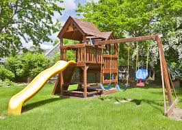With some easy to find materials this three in one swing is a fun project and suits kids of many on the enclosed half of the structure, one wall will be a climbing wall and the other will be covered translucent roofing. 34 Amazing Backyard Playground Ideas And Photos For The Kids Of Course