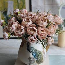 Silk peony artificial flowers bouquet we are proud of our quality and after sale service. Buy 1 Bunch Artificial Flower 6 Heads Fake Peony Christmas Wedding Party At Affordable Prices Free Shipping Real Reviews With Photos Joom