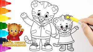 Be my neighbor daniel tiger min. Daniel Tiger S Neighborhood Coloring Page 1080p Daniel Tiger And Margaret Coloring Book Youtube