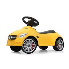 Petite Voiture Porteur Pousseur Trotteur Mercedes Slk55amg Jaune Achat Vente Porteur Pousseur Cdiscount