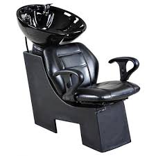 Universal Black Beauty Salon Shampoo Chair Bowl Unit Shampoo Chair Salon Shampoo Salon Styling Chairs