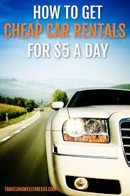 Car rentals in las vegas. How To Get Cheap Car Rentals For 5 A Day
