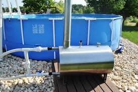 The solar heater runs on sustainable energy and you won't be charged for any monthly fees. Wood Fired Swimming Pool Heaters In Canada Diy Pool Heater Pool Heater Intex Pool Heater