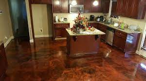 The average cost of staining concrete ranges from $4.07 to $8.36 per square foot. How To Stain Interior Concrete Floors 7 Easy Steps W Pictures