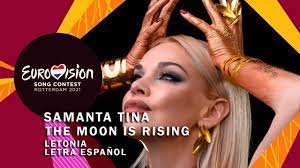 Letonia participó en el lxv festival de la canción de eurovisión, celebrado en róterdam, países bajos del 18 al 22 de mayo del 2021, tras la victoria de duncan laurence con la canción «arcade».la latvijas televizija decidió mantener a la representante de letonia de la cancelada edición de 2020, la cantante samanta tīna para participar en la edición de 2021, siendo presentada en el. Samanta Tina The Moon Is Rising Letra Espanol Letonia Eurovision 2021 Youtube