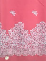 Jika belum tahu, yuk tambah wawasan kita tentang budaya indonesia yang kaya dan menyimak pakaian adat indonesia dari seluruh provinsi di sini! Kain Pasang Isadora Italian Satin Border Lace 44 4 Metres Malaysia S Best Online Fabric Store Kamdar