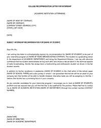 I didn't quite mean that. College Recommendation Letter 10 Sample Letters Free Templates