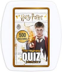 Between the harry potter books and movies, the author's empire has reached fans all over the world. Amazon Com Harry Potter Top Trumps Quiz Game Toys Games