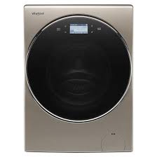 Combination washer dryer in one. Whirlpool 2 8 Cu Ft Smart Front Load Washer And Electric Dryer Combo With Load And Go Cashmere Wfc8090gx Best Buy