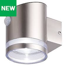 Cylinder Solar Powered Led Outdoor Wall Light Wall Lights Diy Wall Lights Outdoor Wall Lighting