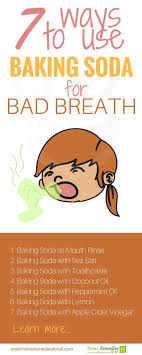 Baking Soda Bad Breath Infographic Baking Soda Shampoo Bad Breath Bad Breath Cure