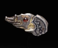 Rare Merovingian Frankish Migration Period Silver Boar Mount 500 Ad Merovingian Ancient Jewelry Viking Jewelry