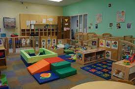 Physical Environments That Promote Play For Infants In 2021 Toddler Daycare Daycare Room Design Infant Toddler Classroom