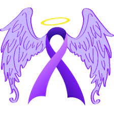 Angel Wings Purple Ribbon Purple Butterfly Tattoo Purple Ribbon Tattoos Purple Ribbon