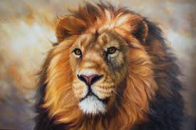 Golden Lion Original Painting Artwork With King Of Animals Etsy In 2021 Original Paintings Artwork Painting Painting