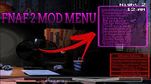 Hacked apk version on phone and tablet. Five Nights At Freddy S 2 Mod Menu Beta Pc Only Youtube