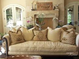 Beautiful sofa with floral upholstery, glass cabinets and a unique coffee table with drawers for storage, are lovely. French Country Living Room Furniture Ideas On Foter