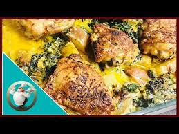 Chicken And Potatoes With Garlic Parmesan Cream Sauce Youtube