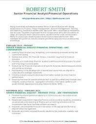 Senior financial analysts perform a variety of financial activities including budgeting, forecasting, building financial models, assisting with financial planning, performing research and analysis, preparing reach over 250 million candidates. Senior Financial Analyst Resume Samples Qwikresume