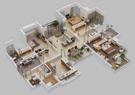 Why Do We Need 3d House Plan Before Starting The Project Bedroom House Plans 6 Bedroom House Plans 3d House Plans