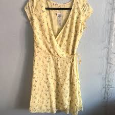 Discover our latest collection of knitted dresses. Hollister Dresses Light Yellow Hollister Wrap Dress Poshmark