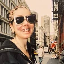 2005… in Soho 4 months after I got run over by an SUV that broke my face…  if u zoom in u can see the front of my jaw & my front