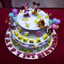 Heeran S 1st Birthday Cake Frm Pine Garden Sweet Treats Cake Birthday Cake