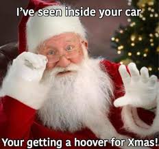 Won't be long to the big man is here with your new hoover🎅