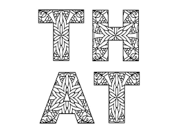 Design a colouring page on with the draw tool. That Word Coloring Page Graphic By Joan Schuman Creative Fabrica