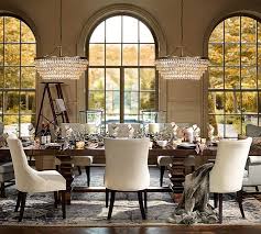 The sourav dining table comfortably seats 8 people. Pottery Barn Banks Extending Dining Table Pottery Barn Dining Room Beautiful Dining Rooms Pottery Barn Dining Table
