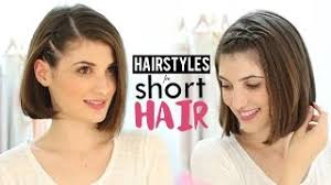 Are you a fan of short. Hairstyles For Short Hair Tutorial Youtube