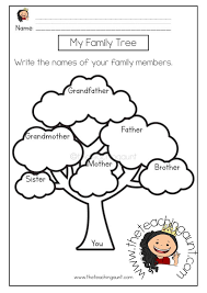 'para', spanish pronunciation, typing spanish accents, and more. Free Family Members Worksheets For Preschool The Teaching Aunt