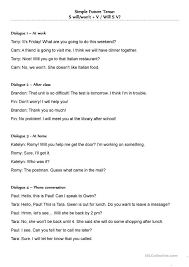 We did not find results for: Simple Future Tense Dialogues Will Won T Simple Past Tense English Conversation For Kids Grammar Practice