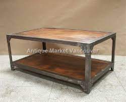Coffee Table Industrial Furniture Antiques Direct Worldwide Wholesale Retail Coffee Table Coffee Table Wood Industrial Style Coffee Table