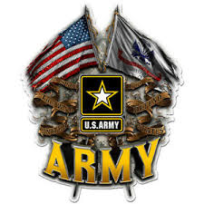 Free army vector download in ai, svg, eps and cdr. Us Army Double Flag Decal High Quality Reflective Army Logo Ebay