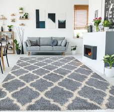 Add sophistication to your home, office or other space with the wonderful moroccan rugs from alibaba.com. Ottomanson Ultimate Shaggy Moroccan Trellis Area Rug Gray 7 10 X9 10 Walmart Com Walmart Com
