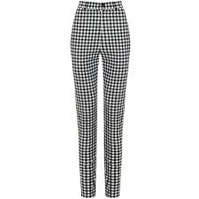 Black And White Gingham Pants Vintage Inspired Maddie High Waisted Black Gingham Trousers 37 Liked On Polyvore Featuring Pants Vintage Trousers Vintage Pants Vintage Inspired Outfits