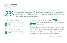 So, can you actually find an insured bitcoin wallet? World S First Insured Bitcoin Storage Service Launches In The Uk