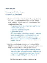 So olivia jones interviewed louis the other day and they were talking about how he plays his songs for eleanor and how she likes them, and then Case Study Fatime Sango Dicument Docx Childbirth Health Care