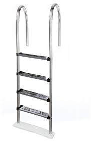 Pool Blue Wave Premium Stainless Steel In Pool Ladder For Above Ground Pools Pool Ladder Above Ground Pool Ladders In Ground Pools