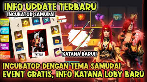 Get more than 10.000 free fire diamond & coins. Free Fire Bocoran Event Gratis Incubator Terbaru Samurai Skin Katana Lobby Dan Update Lainnya Youtube