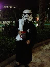 Storm Trooper On His Way To The Hot Tub Riding Helmets Stormtrooper Star Wars
