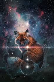 From The Stars An Art Print By Anastasia Korochansckaja Fox Art Animal Art Fantasy Art